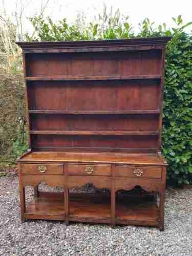 18thc oak welsh dresser from south wales