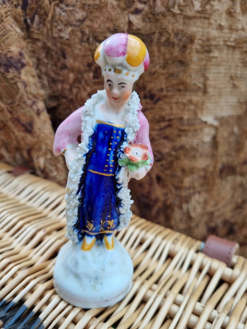 a rare standing 19thc staffordshire turk