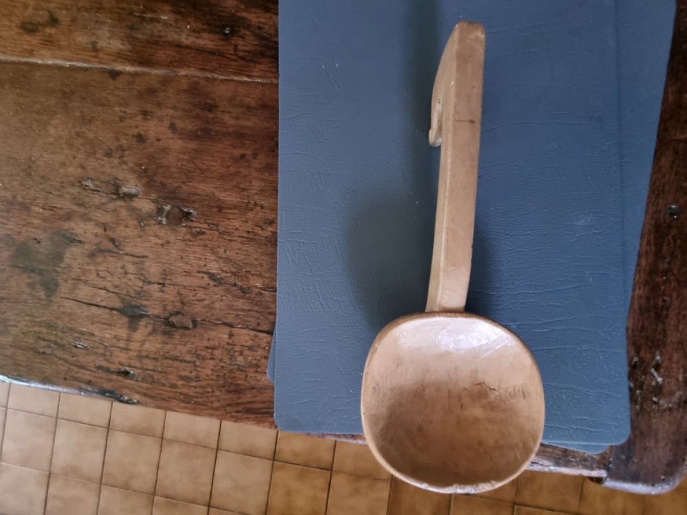 treen welsh sycamore 19c ladle