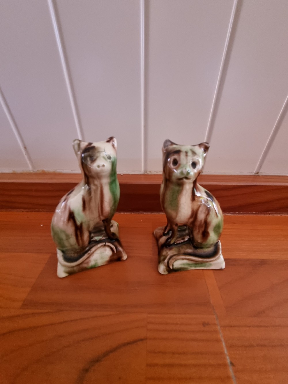 pair of 18thc wheildon type cats