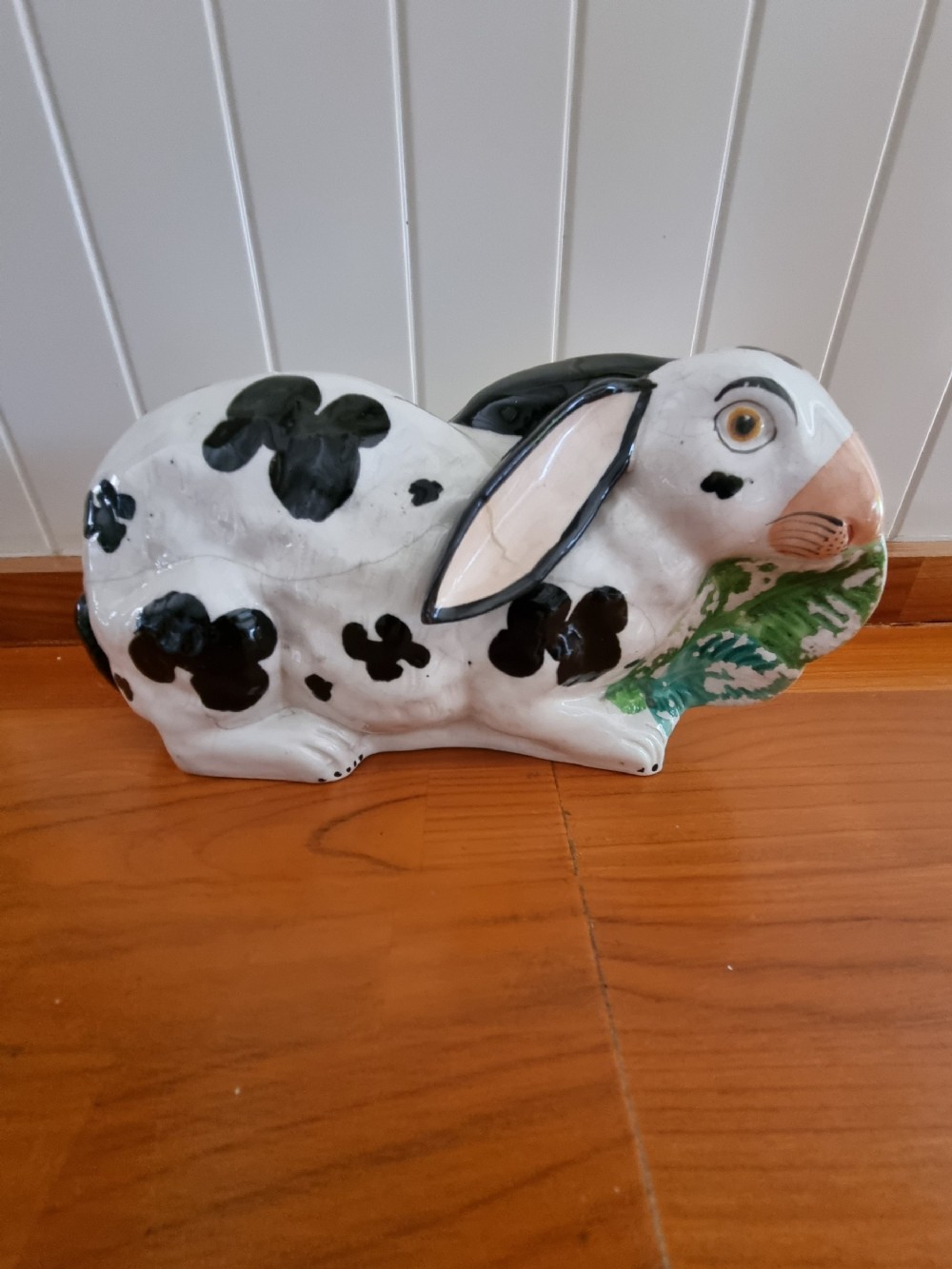 rare staffordshire large rabbit c1850