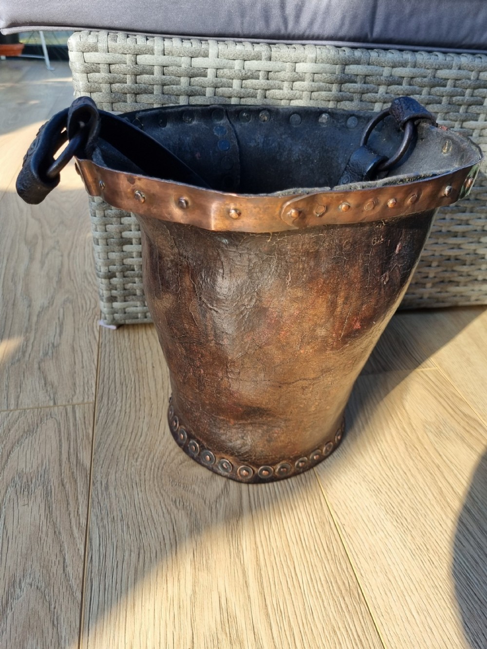 a late 18thc country house fire bucket