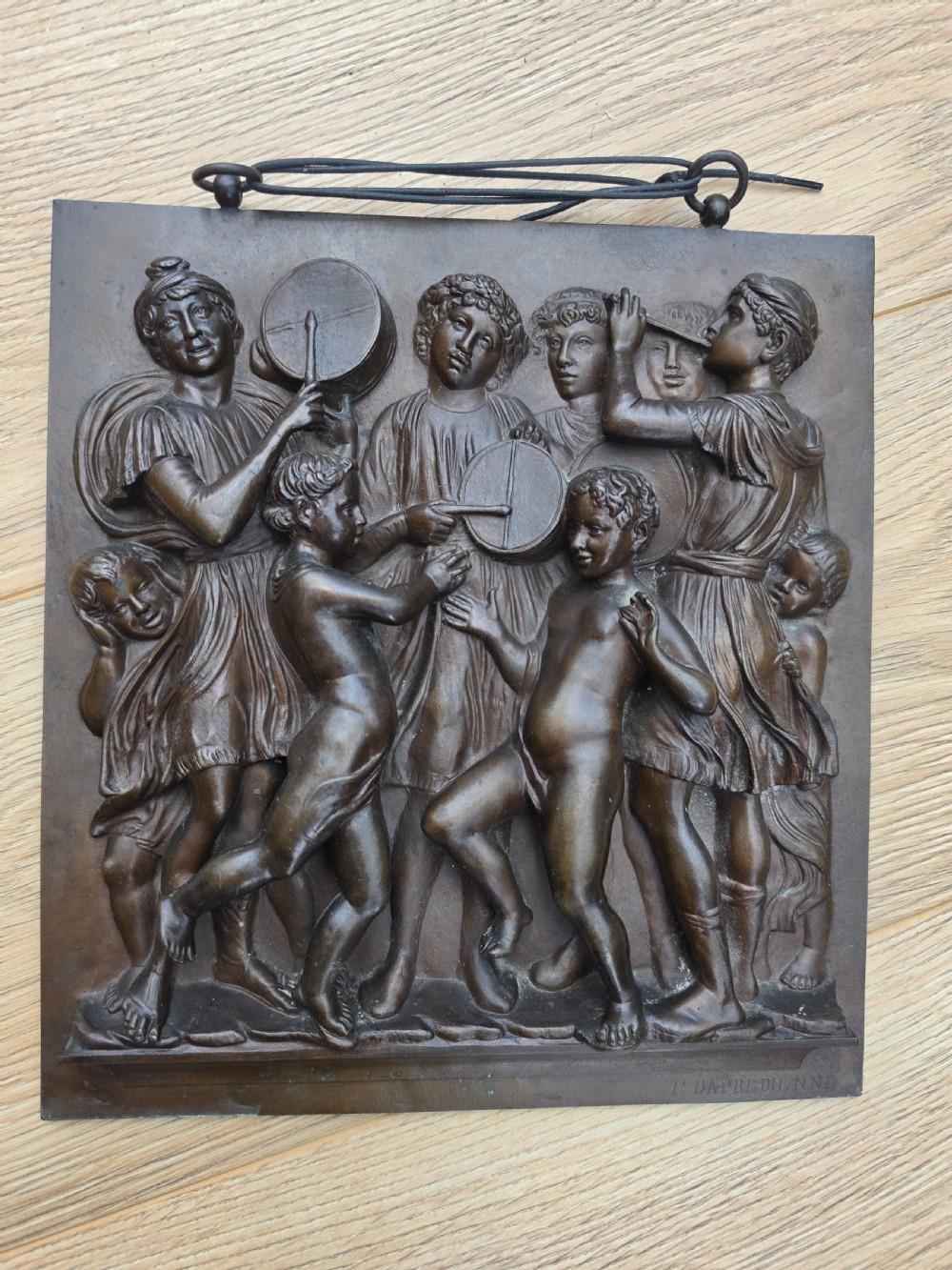 f barbedienne bronze plaque