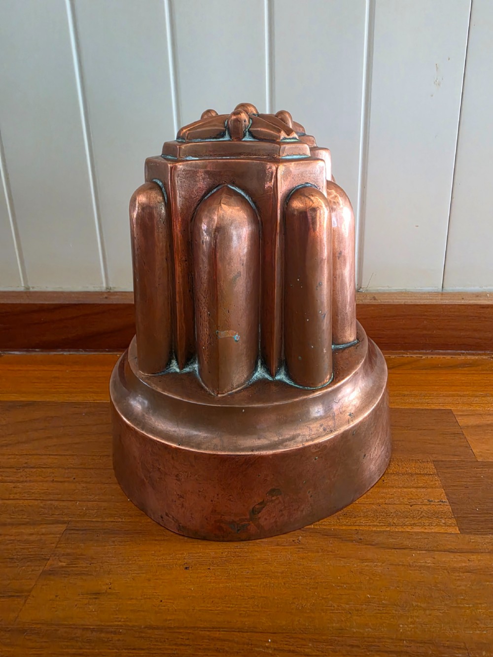 large 19thc bentham and froud copper jelly mould